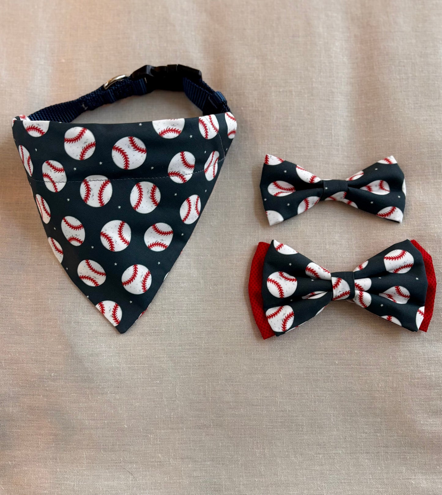 Play Ball! Baseballs in Scarves and Bows