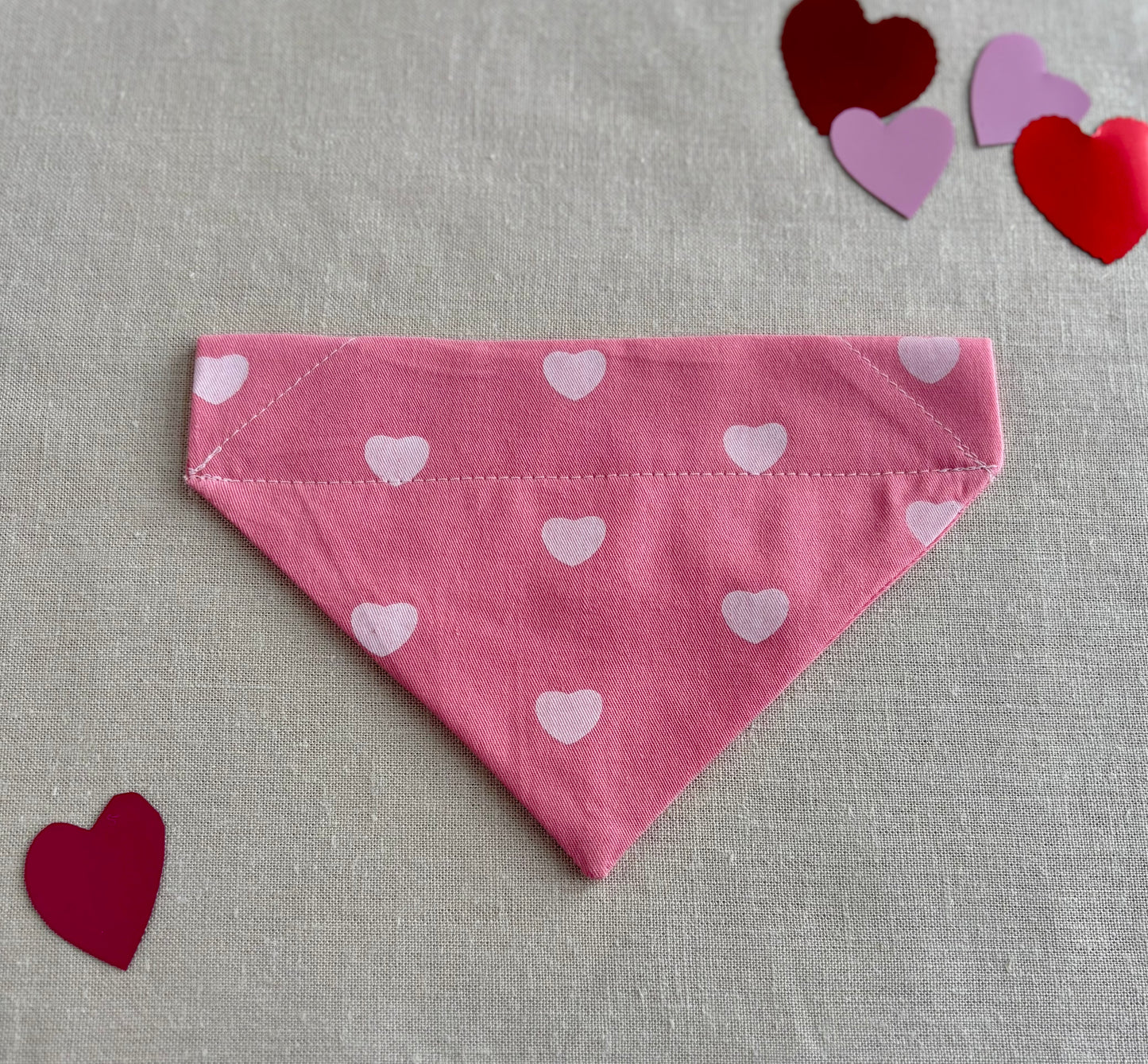 Pink Heart Scarves and Bows in 2 Color Choices