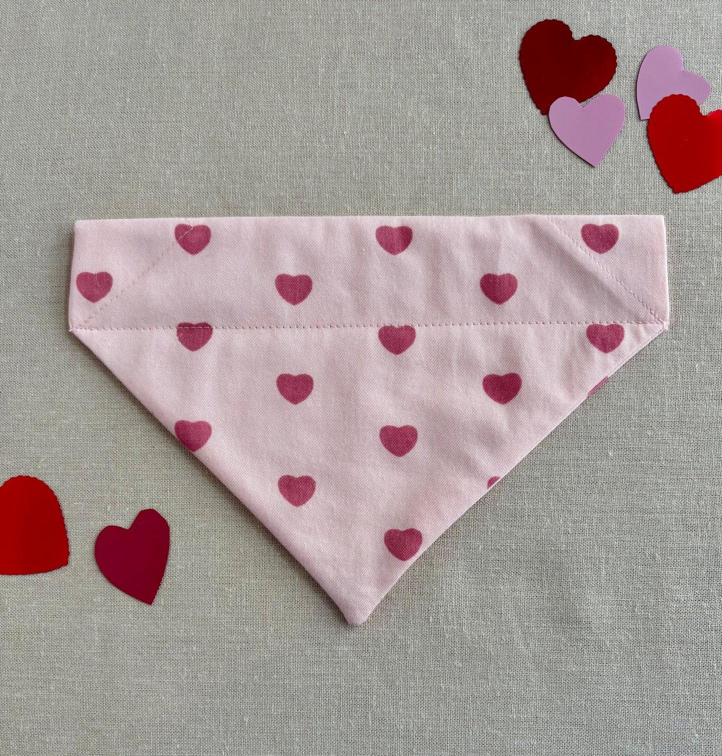 Pink Heart Scarves and Bows in 2 Color Choices