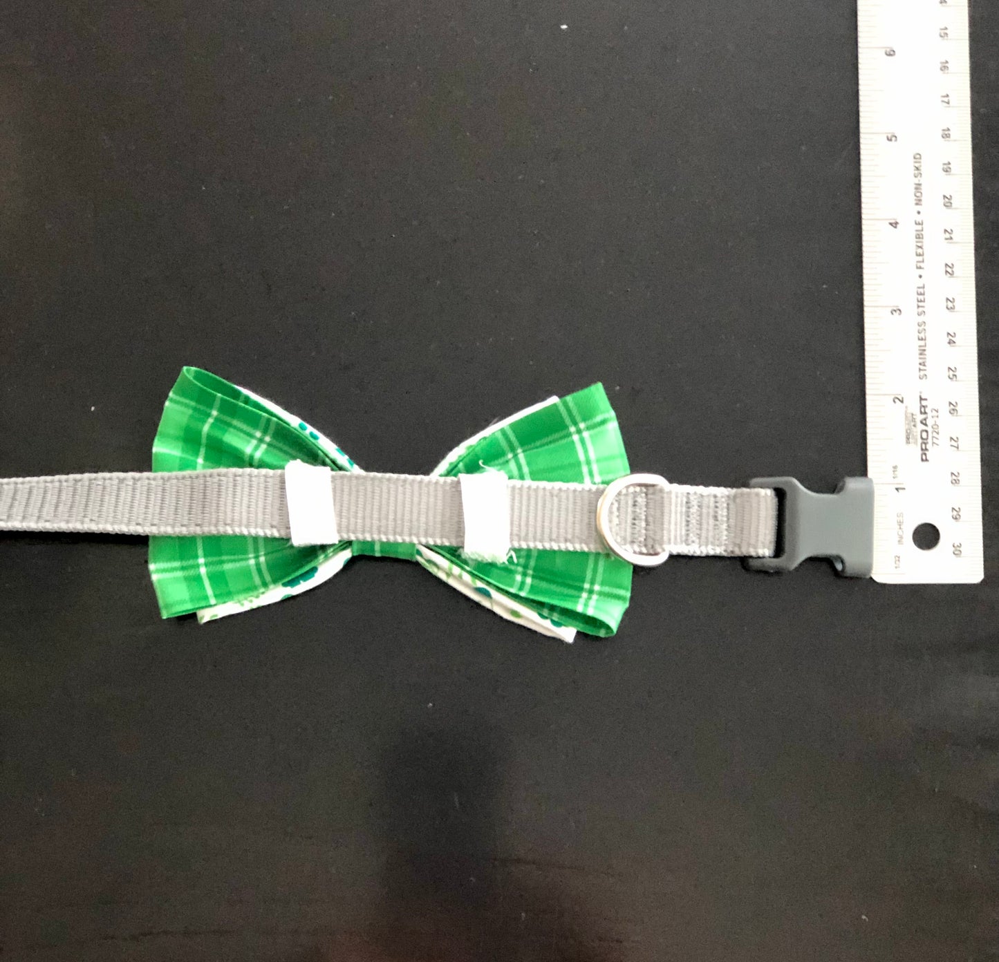 Aqua Gingham Bows in 2 Varieties