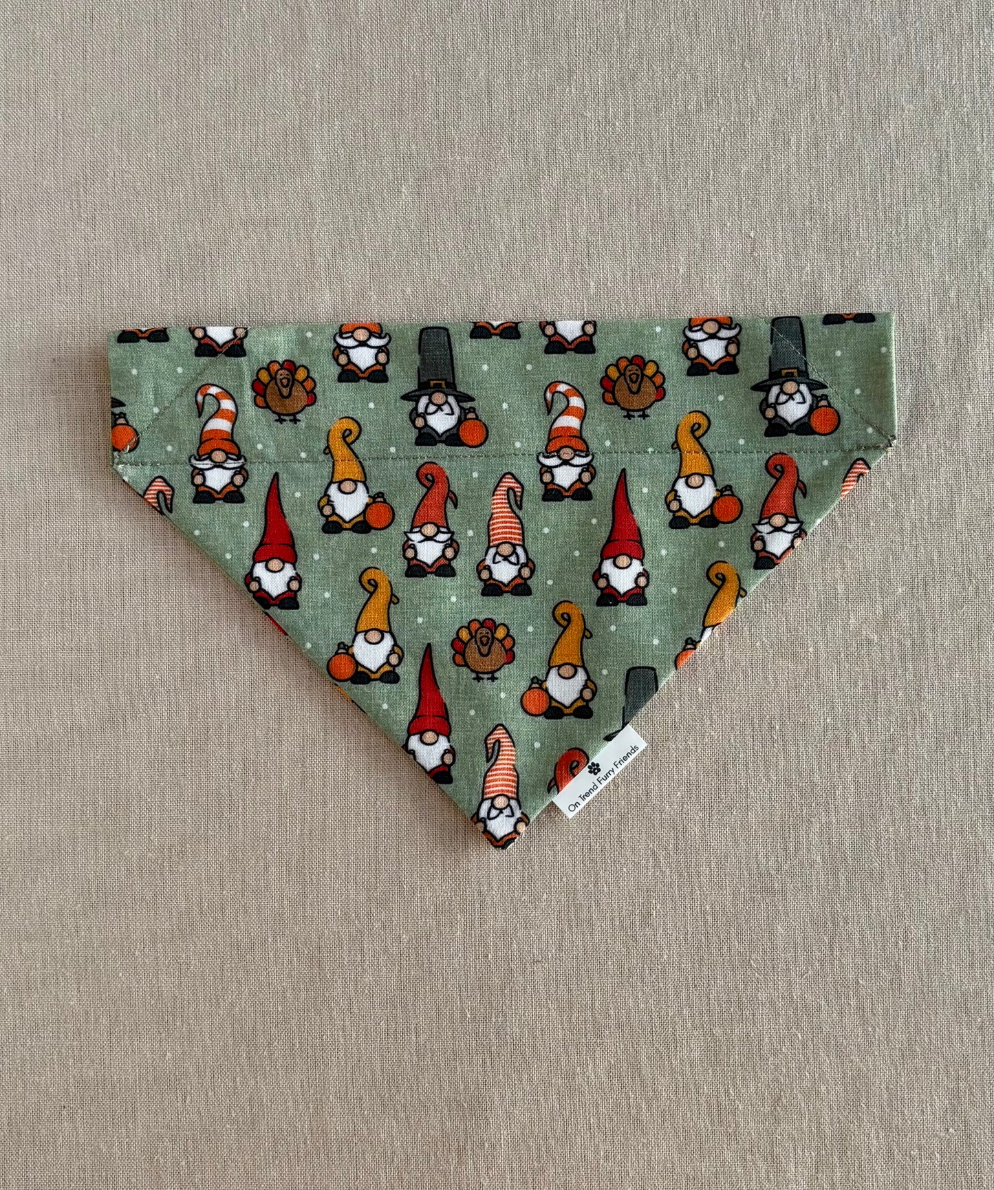 Gobble and Gnome Thanksgiving Scarf
