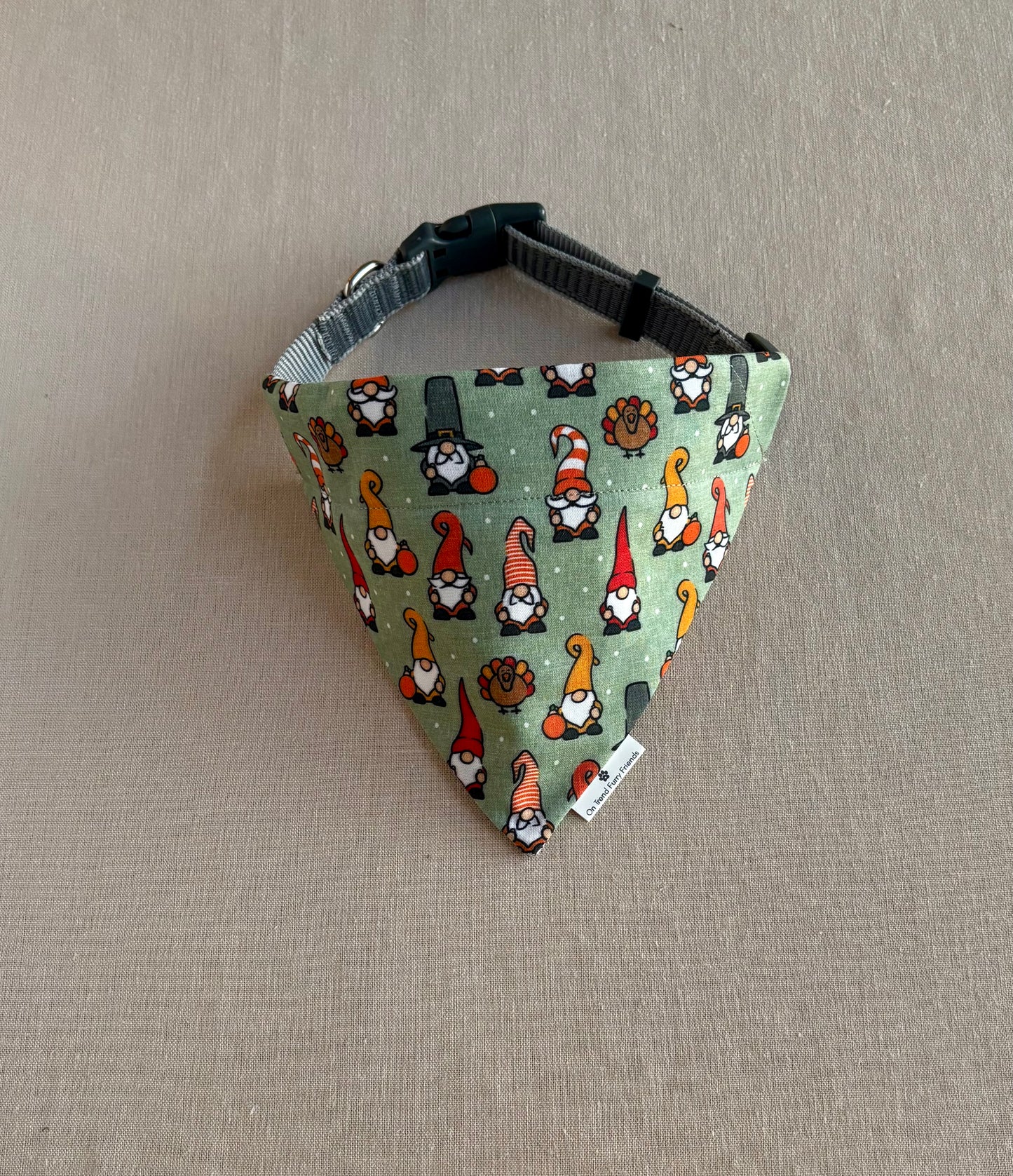 Gobble and Gnome Thanksgiving Scarf