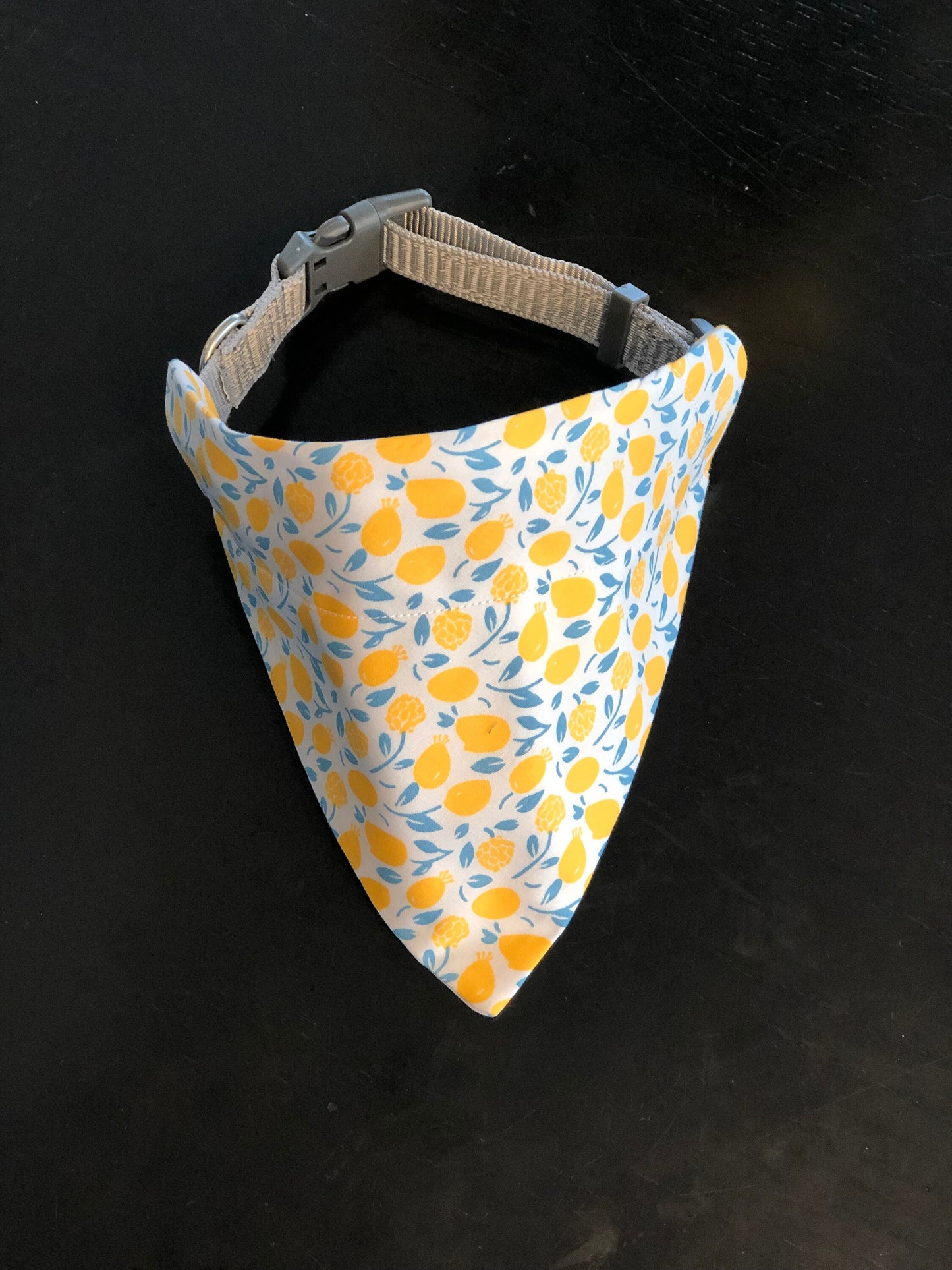 Lemon Print Pet Scarf