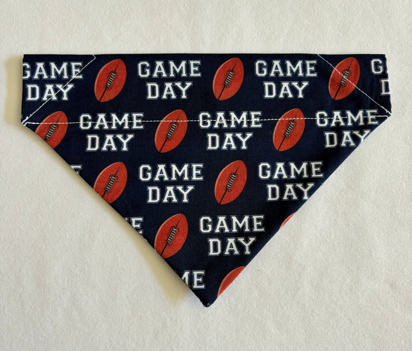 Game Day Football Scarves in Blue and Red