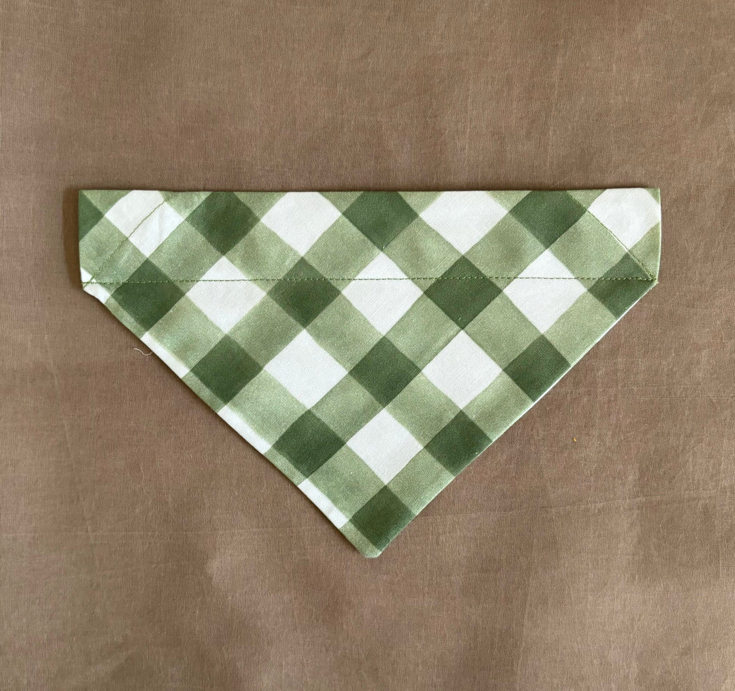 Large Green Buffalo Plaid Scarf