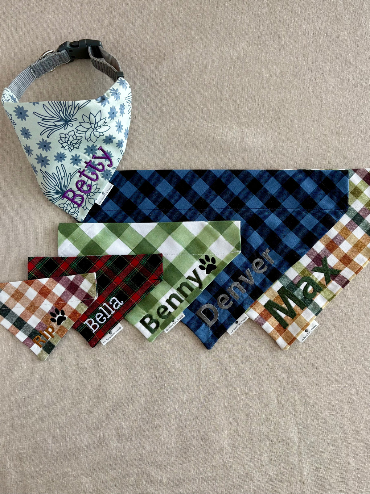 Personalize Your Pet Scarf with their Name!