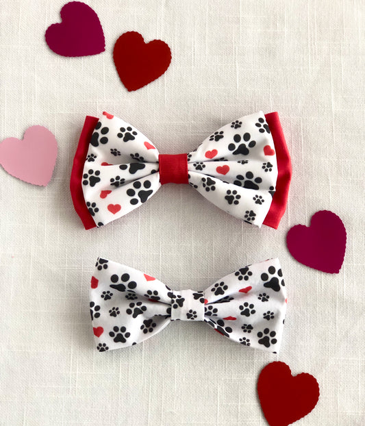 Paws and Hearts Pet Bow and Bow Tie