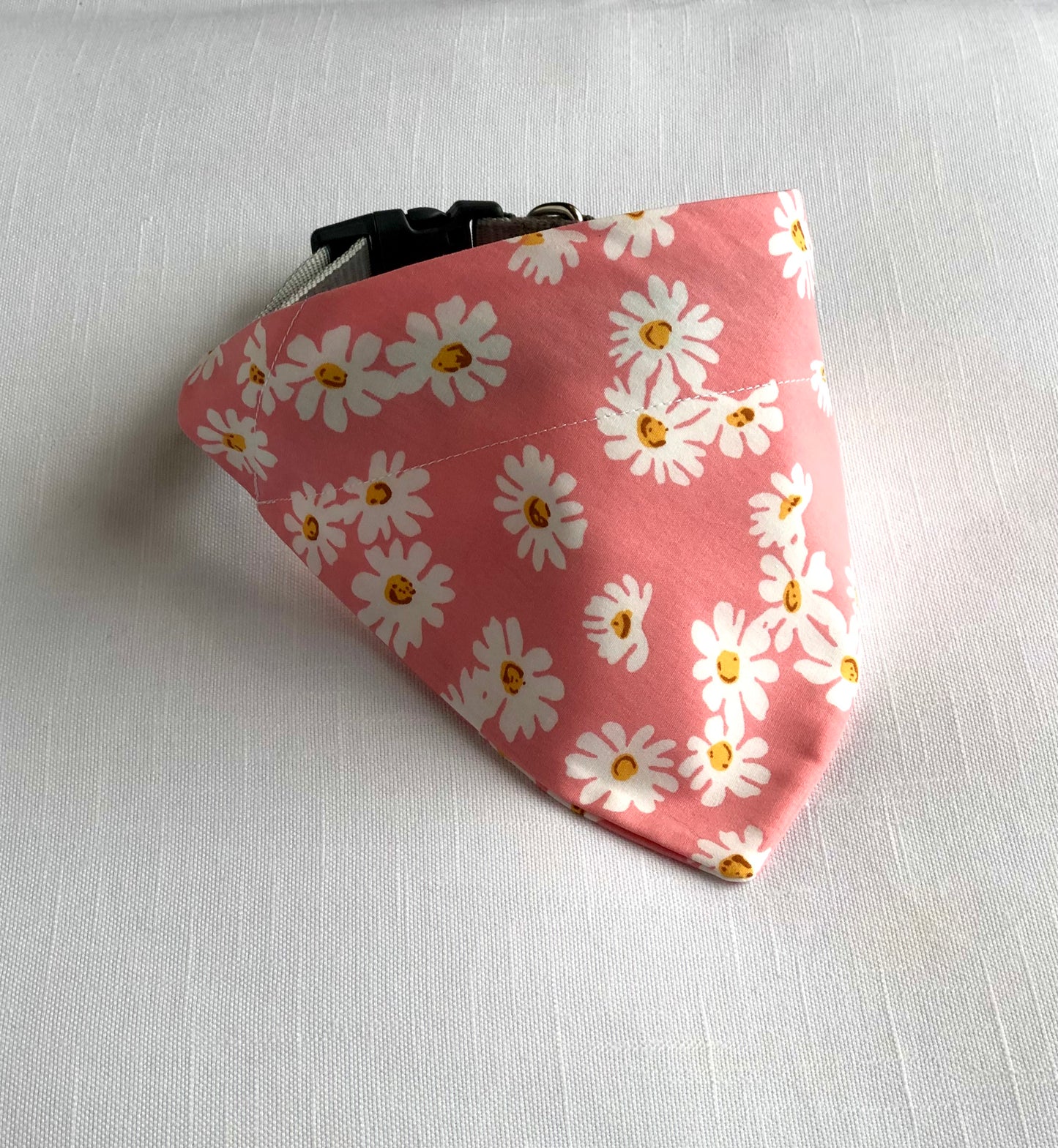 Daisy Pet Scarves in Pink and Yellow