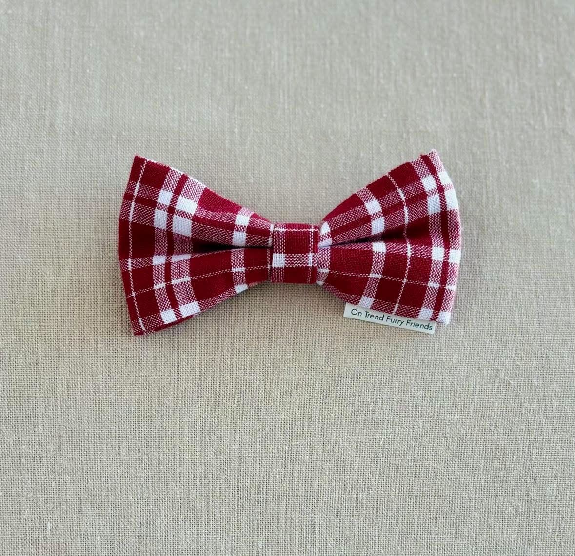 Favorite Red and White Plaid in Scarves and Bows