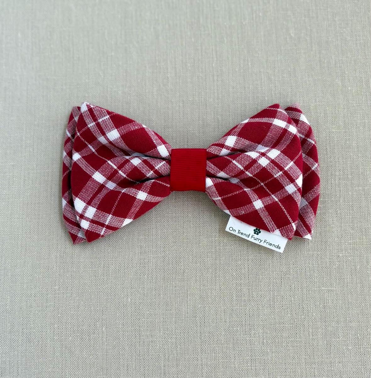 Favorite Red and White Plaid in Scarves and Bows