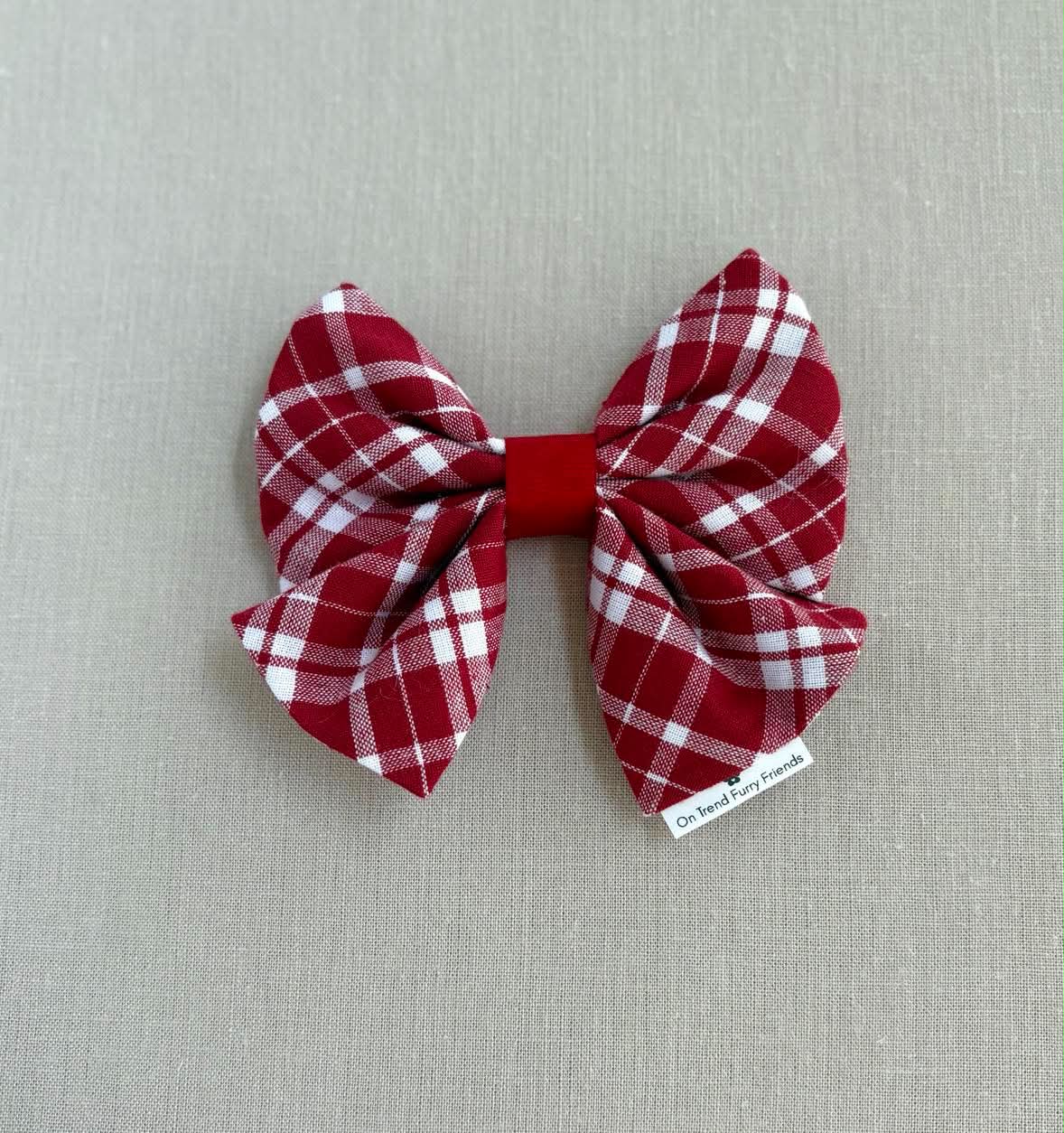 Favorite Red and White Plaid in Scarves and Bows