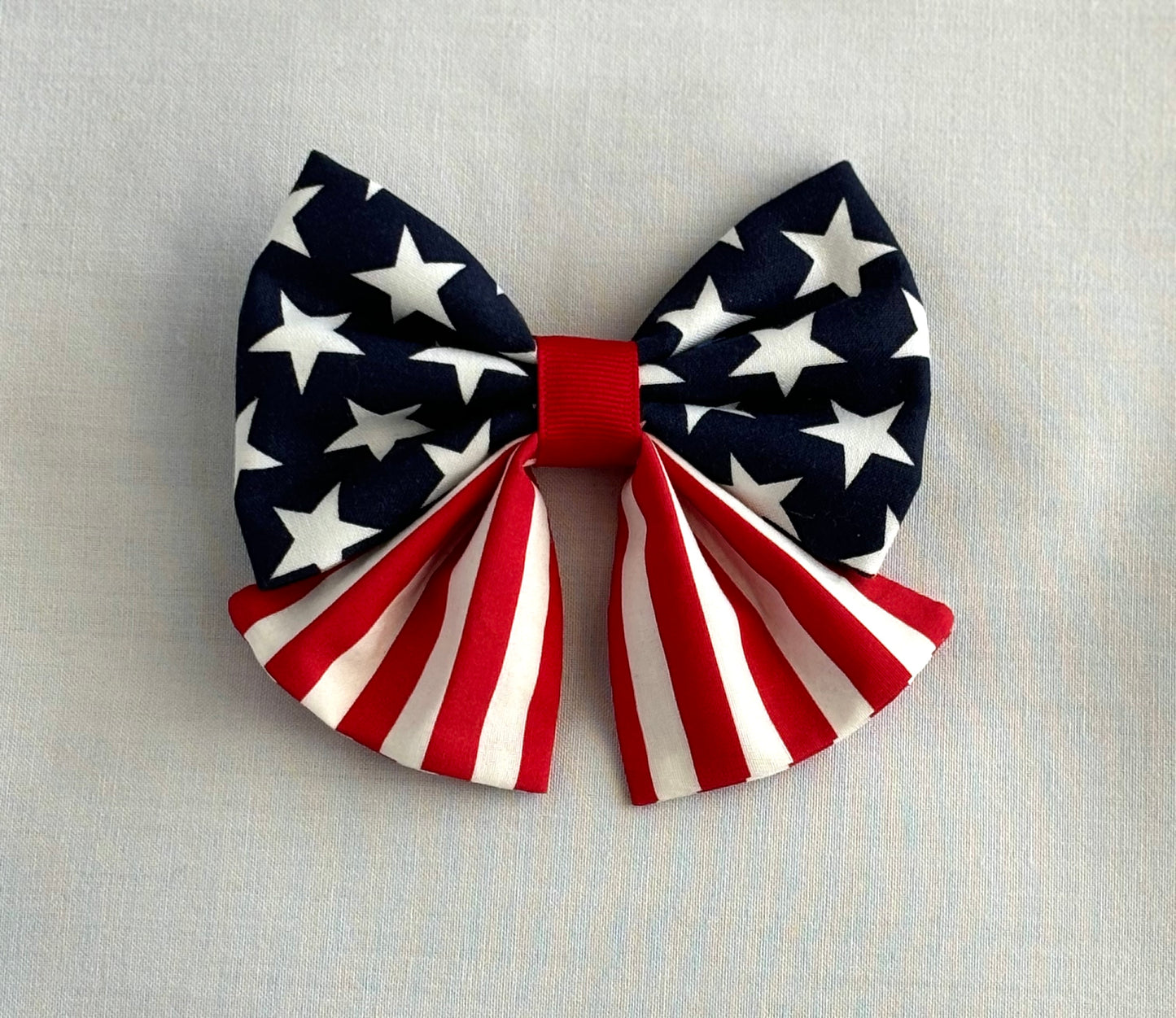 Stars and Stripes Bow with Tails for all your Patriotic Events!