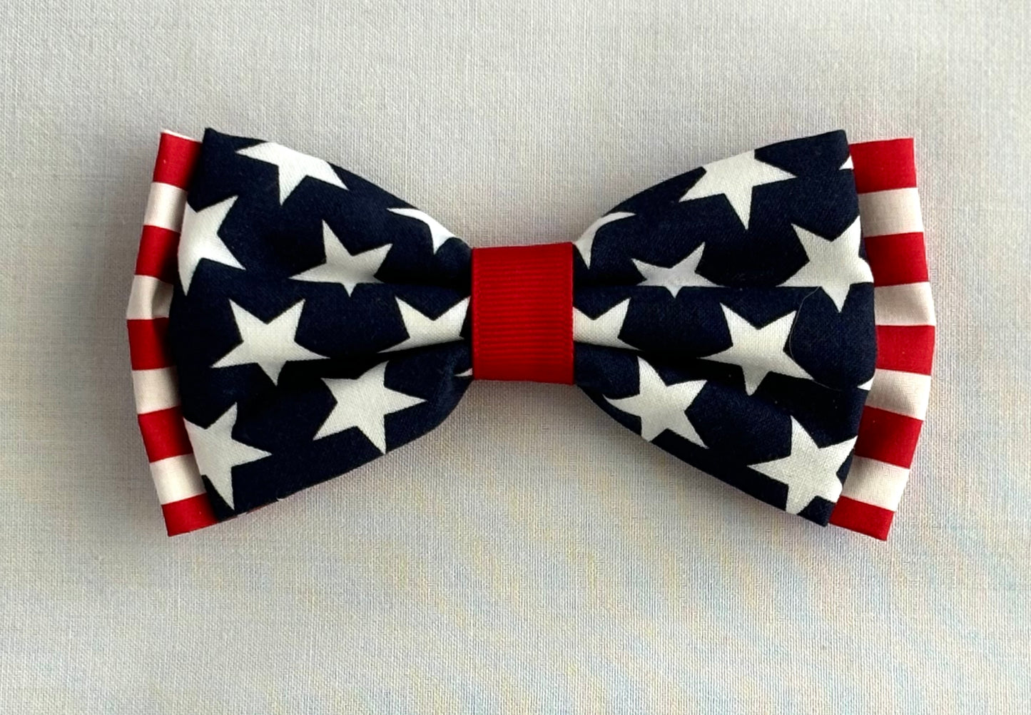 Stars and Stripes Double Bow for all your Patriotic Events!