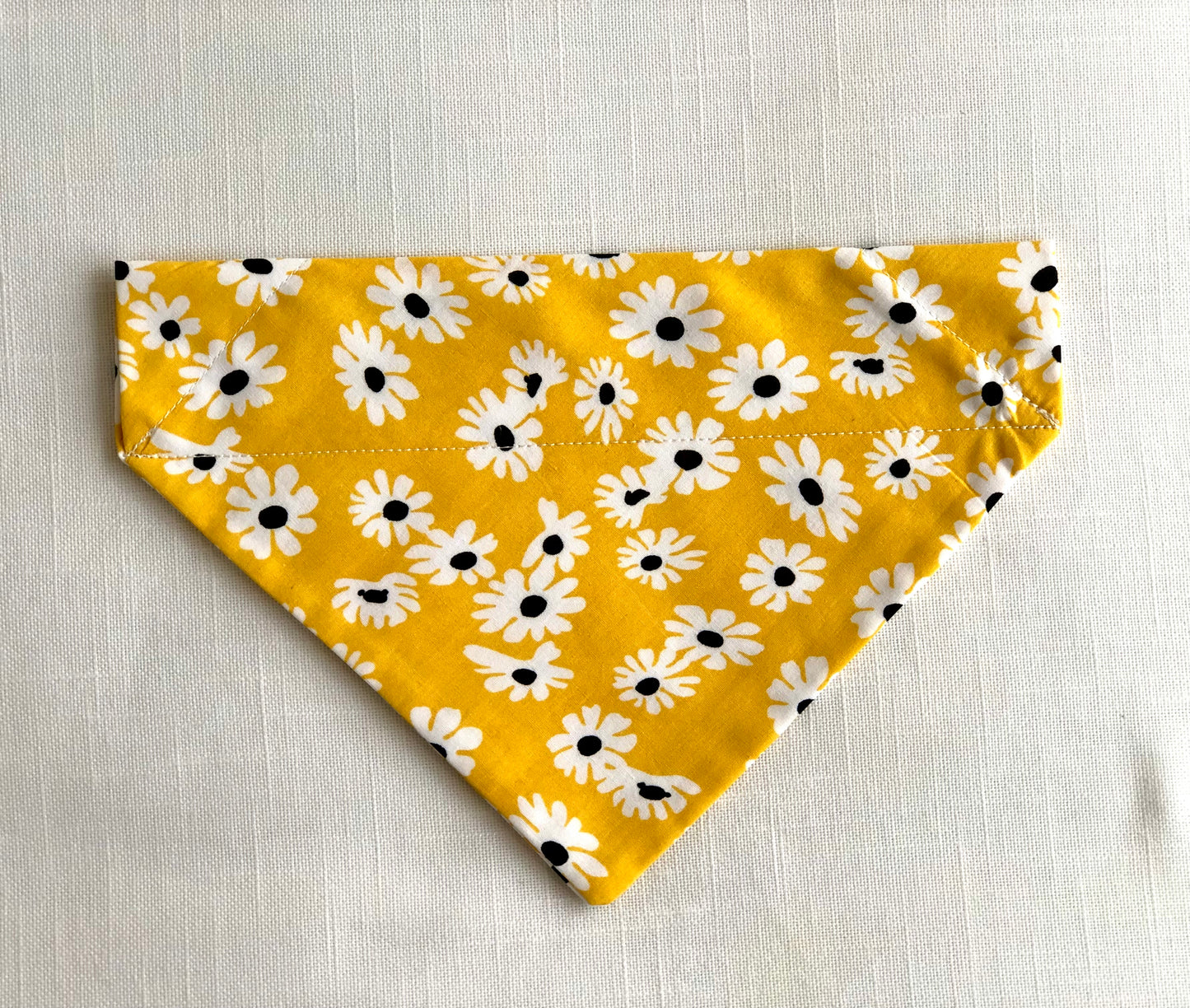 Daisy Pet Scarves in Pink and Yellow