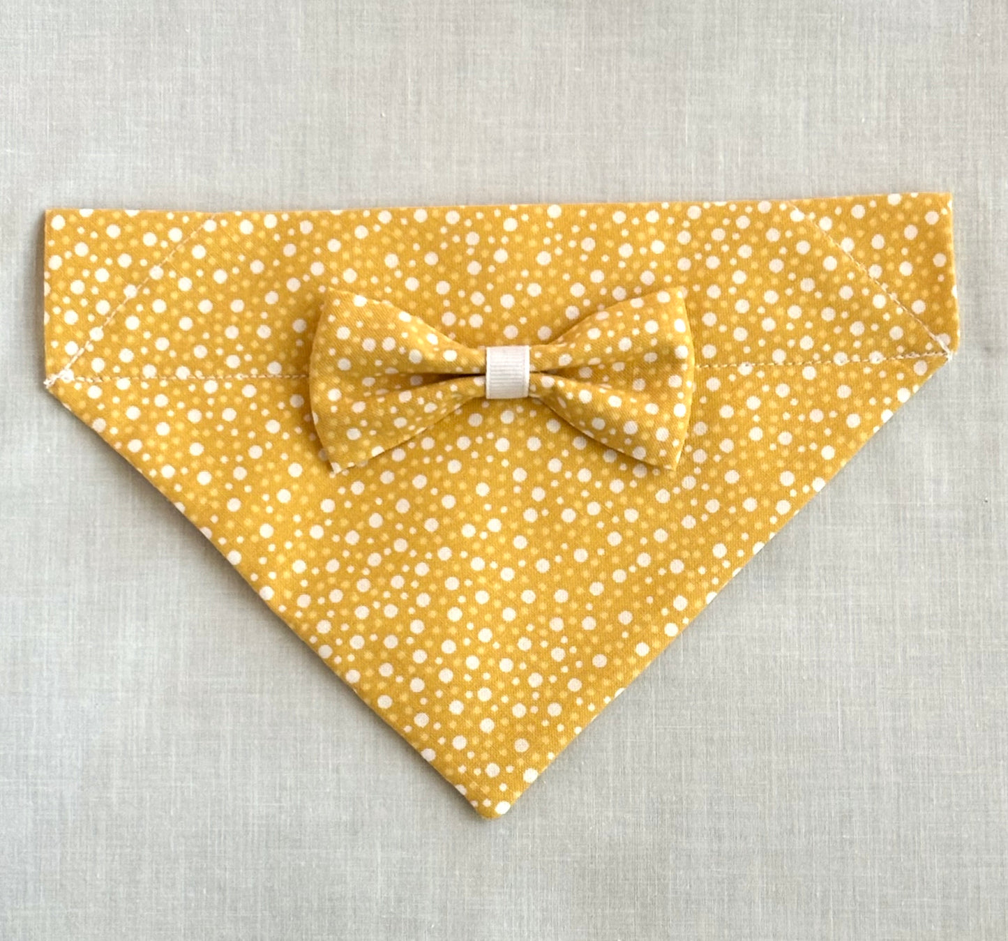 Best in Show! Summer Yellow Pet Scarf with Bow